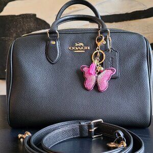 Coach Outlet Large Black Rowan - NWOT